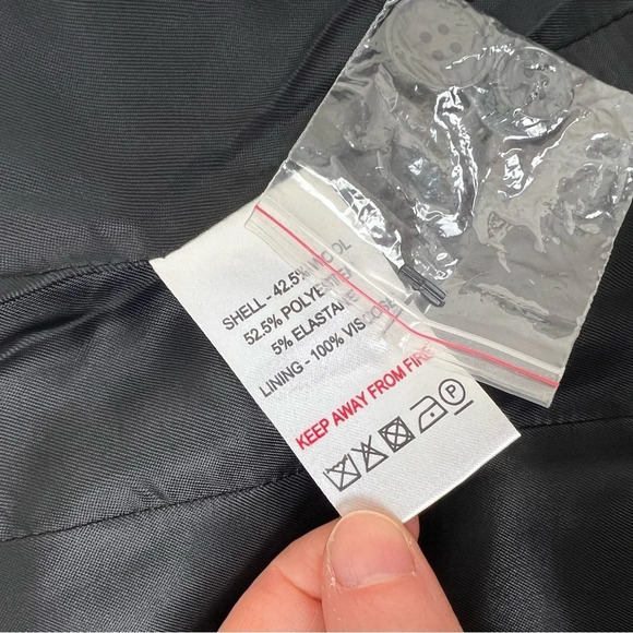 Reiss Plaid Blazer Jacket Gray Size 2 - Picture 6 of 6